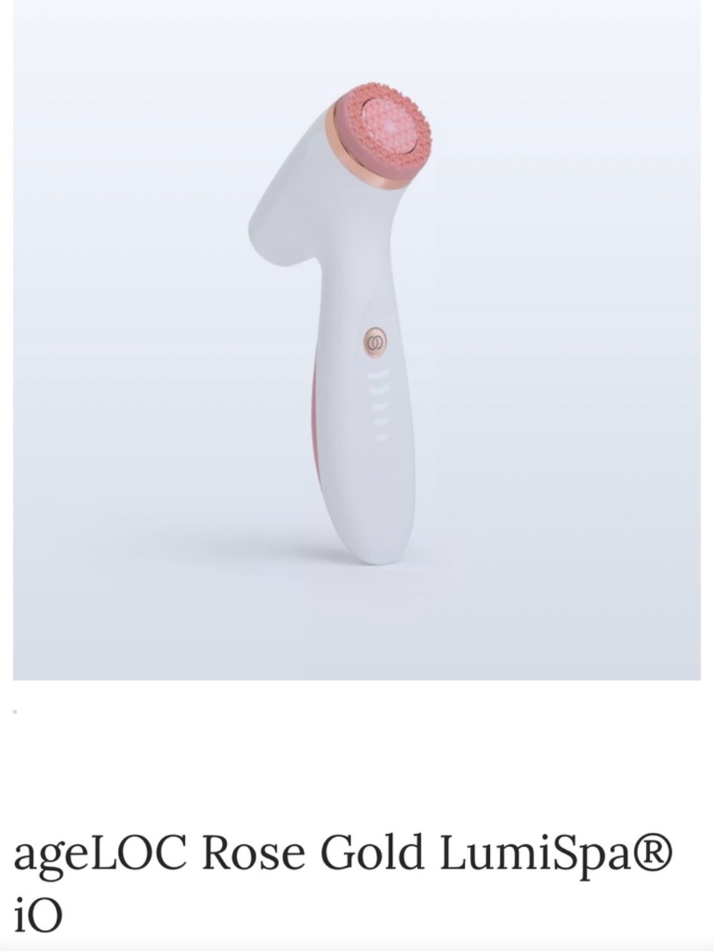 Nuskin LumiSpa I.O rose gold BNIB